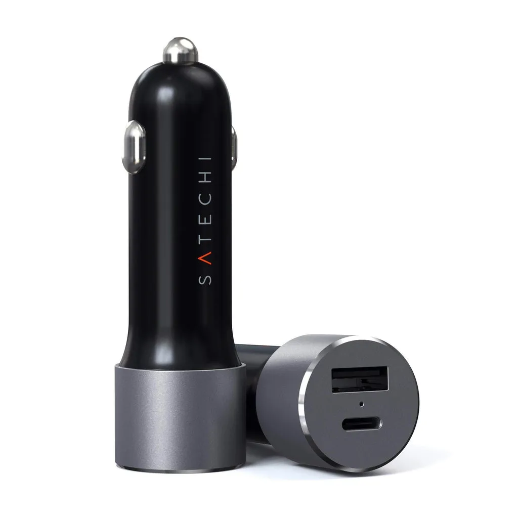 Satechi billaddare med PD 1xUSB-C och 1xUSB-A på hela 72 Watt