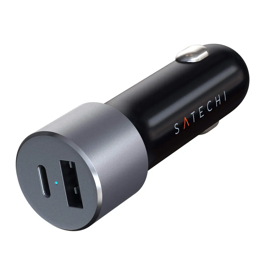 Satechi billaddare med PD 1xUSB-C och 1xUSB-A på hela 72 Watt