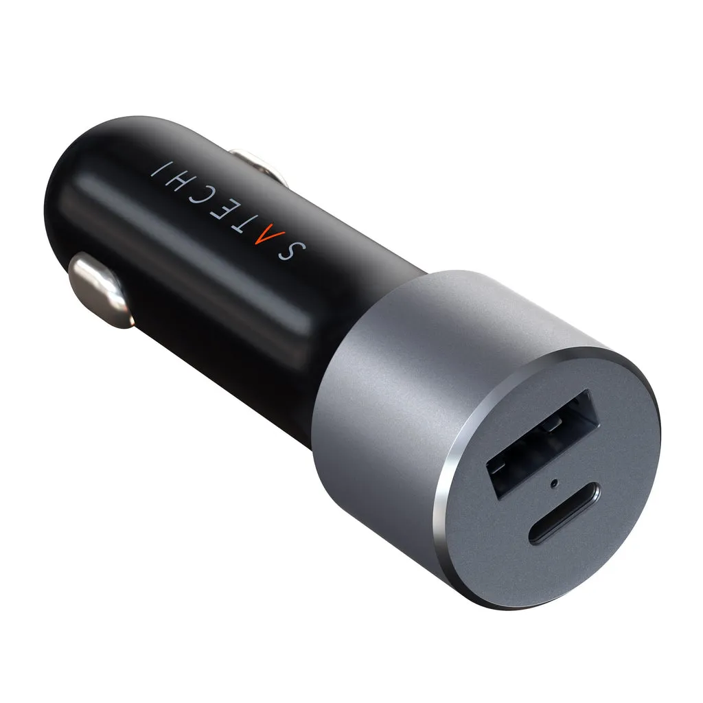 Satechi billaddare med PD 1xUSB-C och 1xUSB-A på hela 72 Watt