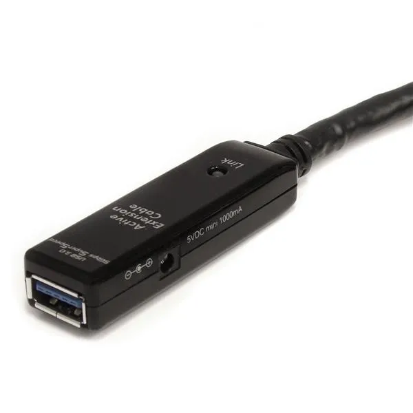 Startech USB-A - extension cable, 10 m, Black