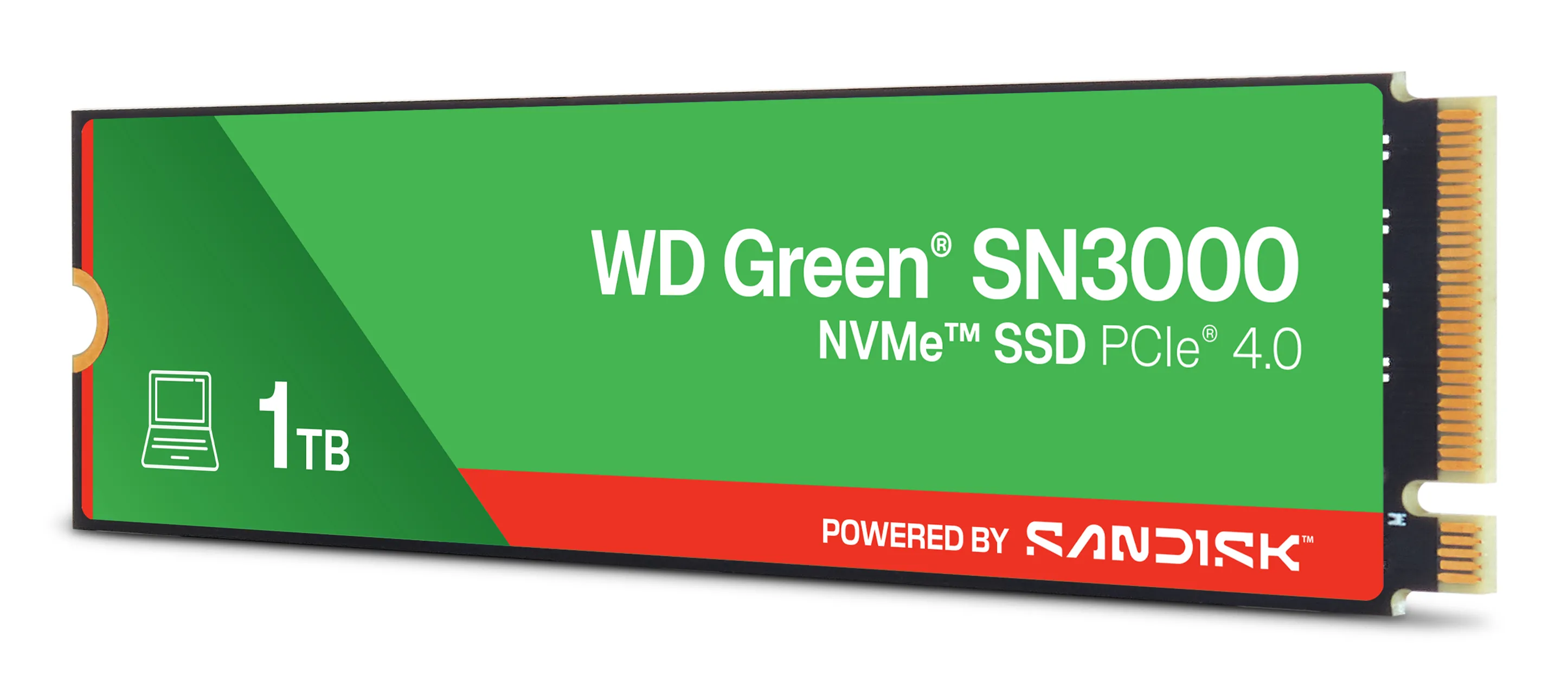 WD Green SN3000 1TB M.2 PCIe 4.0 NVMe SSD
