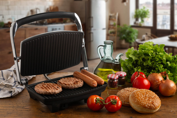 Ariete Toast &amp; Grill Slim - sm&ouml;rg&aring;sgrill, 1000 W
