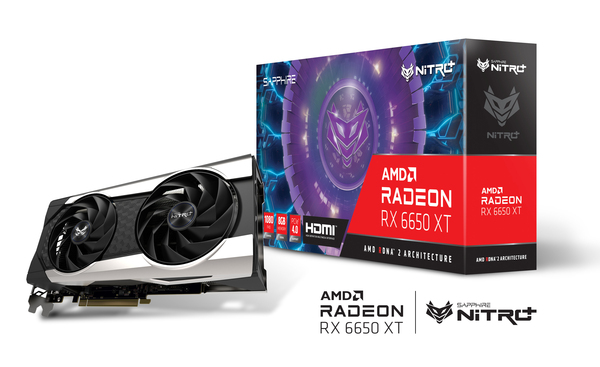 Sapphire Radeon RX 6650 XT Nitro+ Gaming OC 8GB - n&auml;yt&ouml;nohjain