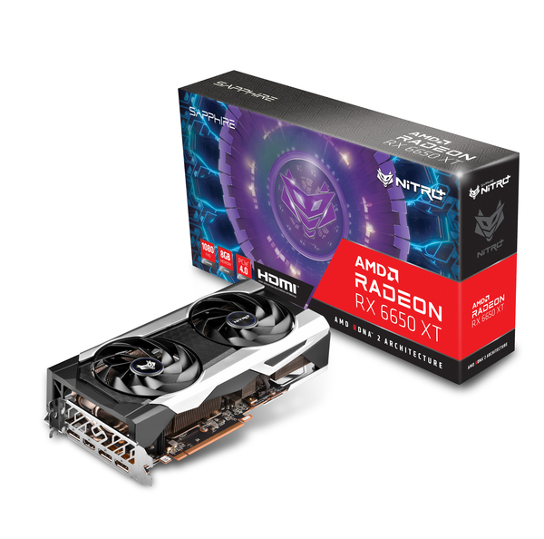 Sapphire Radeon RX 6650 XT Nitro+ Gaming OC 8GB - n&auml;yt&ouml;nohjain