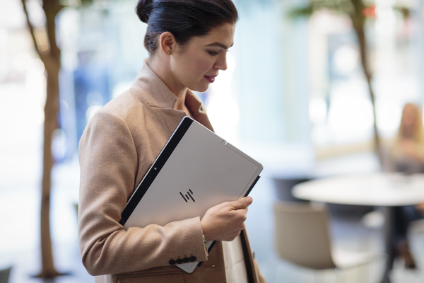 HP 12.3" Elite X2 1012 G2, 512GB, Win 10 Pro - b&auml;rbar dator, silver