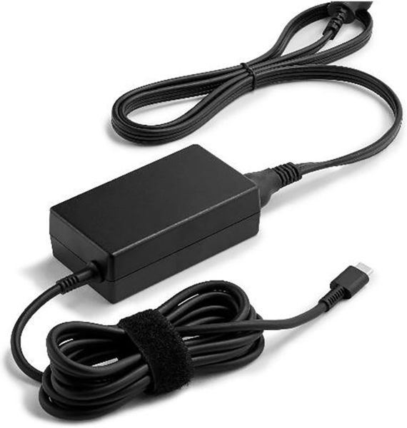 HP USB-C LC - Verkkosovitin - AC - 65 watti(a) - Yhdistynyt kuningaskunta malleihin Elite Mobile Thin Client mt645 G7, Pro Mobile Thin Client mt440 G3