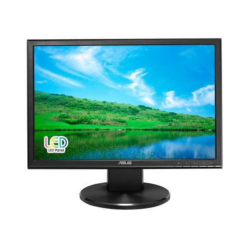 ASUS VW199DR 19inch LED Monitor Contrast 50M:1 Response time 5ms D-Sub Black