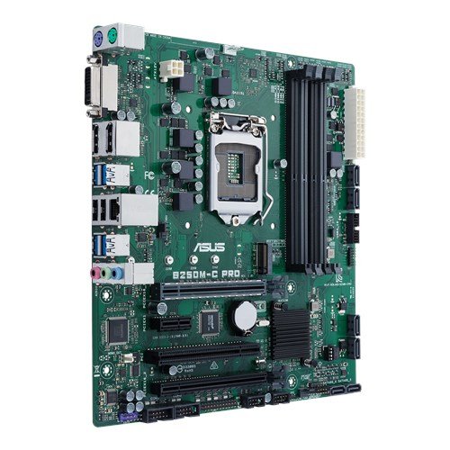 Asus B250M-C Pro/CSM, mATX moderkort