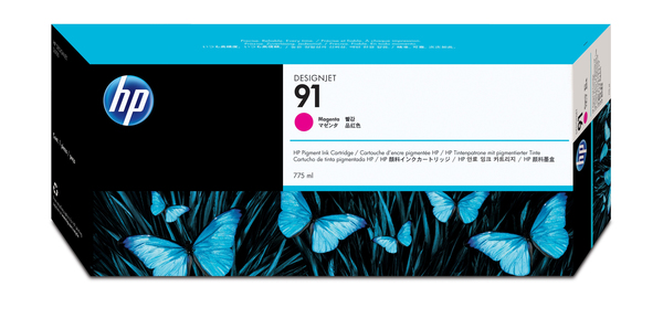 HP 91 ink cartridge, 775 ml, Magenta