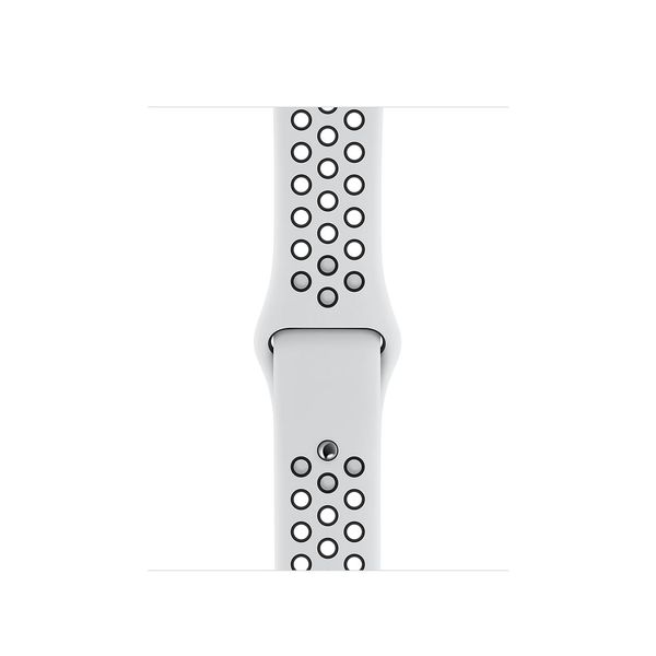 40mm Pure Platinum/Black Nike Sport Band - S/M &amp; M/L
