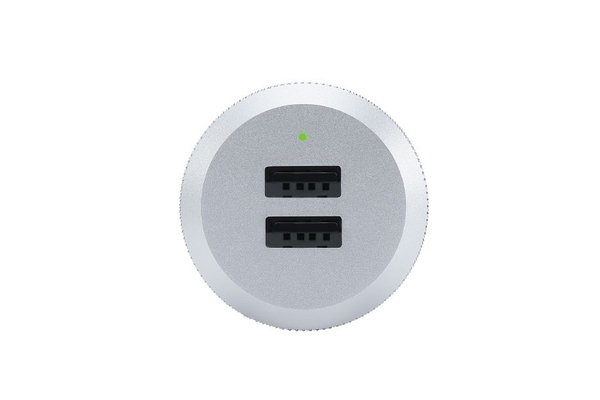 Just Mobile AluPlug - Den lyxiga v&auml;ggladdaren med 2 x USB 2.4A