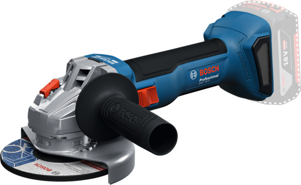Bosch Professional GWS 18V-8 Cordless Angle Grinder Set, 18 V, 125 mm, 2x 4.0 Ah