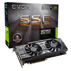 EVGA GeForce GTX 1060 SSC GAMING 6GB -n&auml;yt&ouml;nohjain