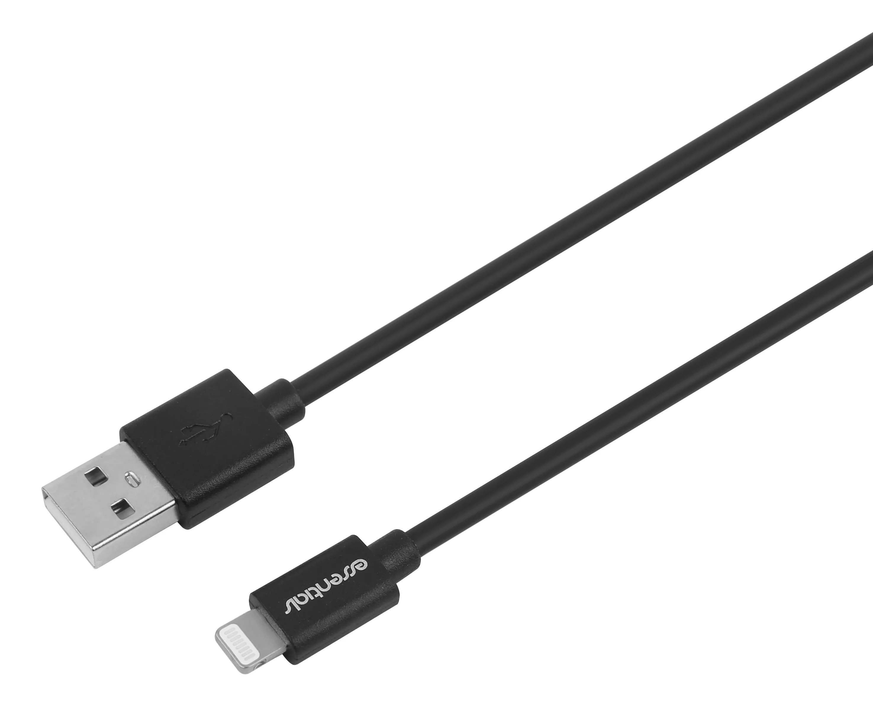 Wall Charger 12W, USB-A Light. MFi, Cable 1m,Black