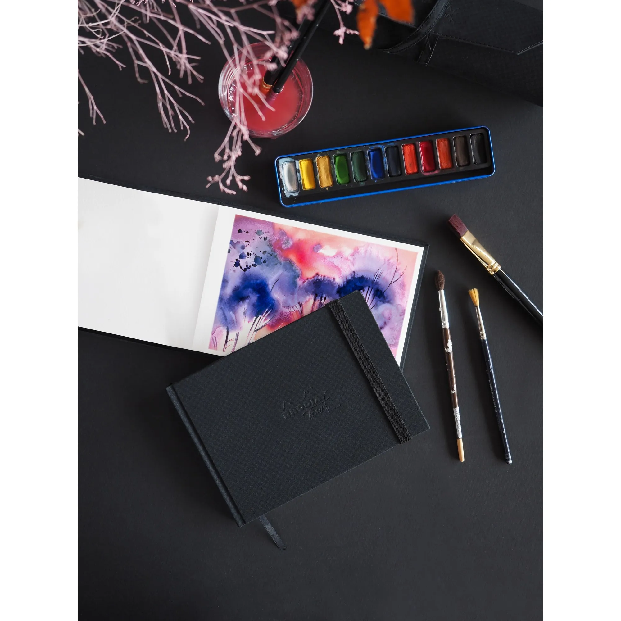 Rhodia T Watercolor book A5 HC land 300g