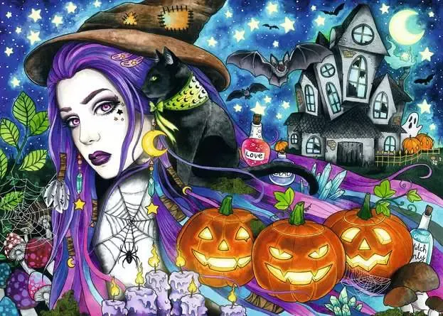 Ravensburger Halloween Magic - pussel, 1000 bitar