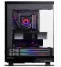 Phanteks PH-ES524XM_DBK01 midi-tower chassi med f&ouml;nster, med RGB-belysning, svart