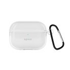 Epico Transparent Cover | AirPods Pro 3 | Transparent | Secure Carabiner