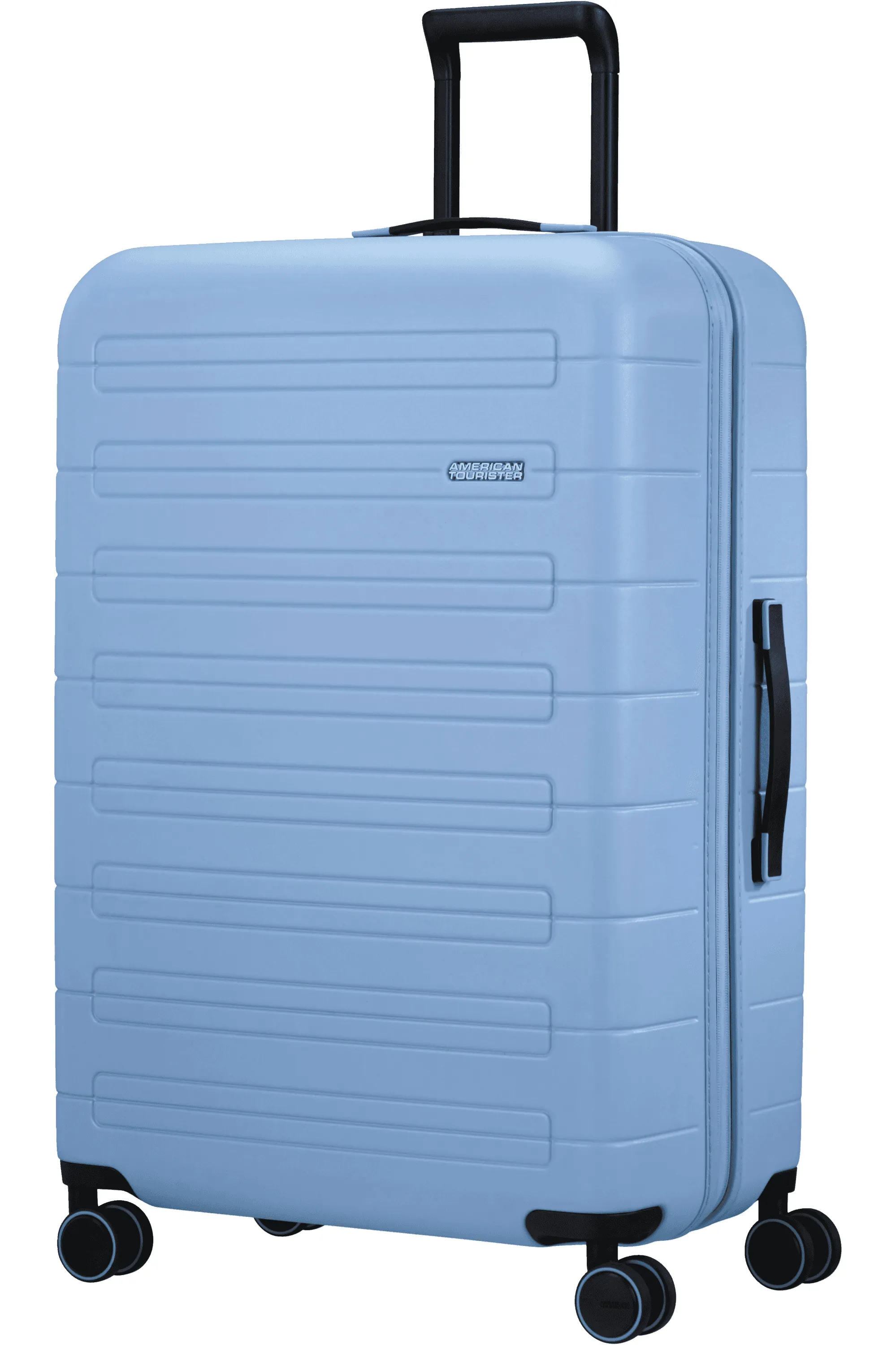 American Tourister Nova Stream Spinner 77/28cm Expand - resvöska, pastel blå