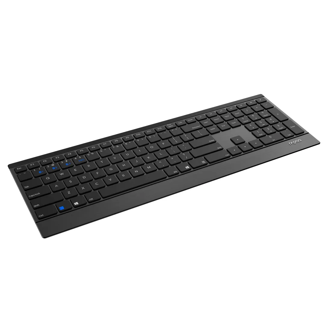 RAPOO Wireless Desktop 9500M -tr&aring;dl&ouml;st tangentbord + mus, svart