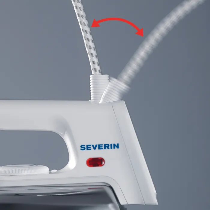 Severin Iron BA 3211 - Dry & Steam iron, Blue, Silver