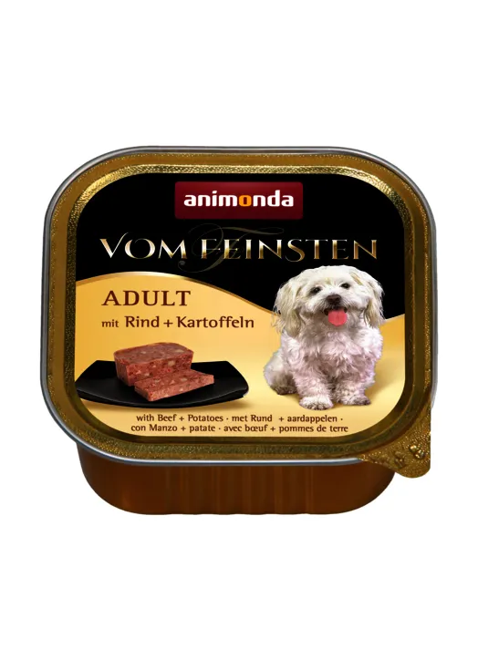 Animonda Vom Feinsten Adult Beef & Potato, Koiran m&auml;rk&auml;ruoka, Viljaton, 150 g