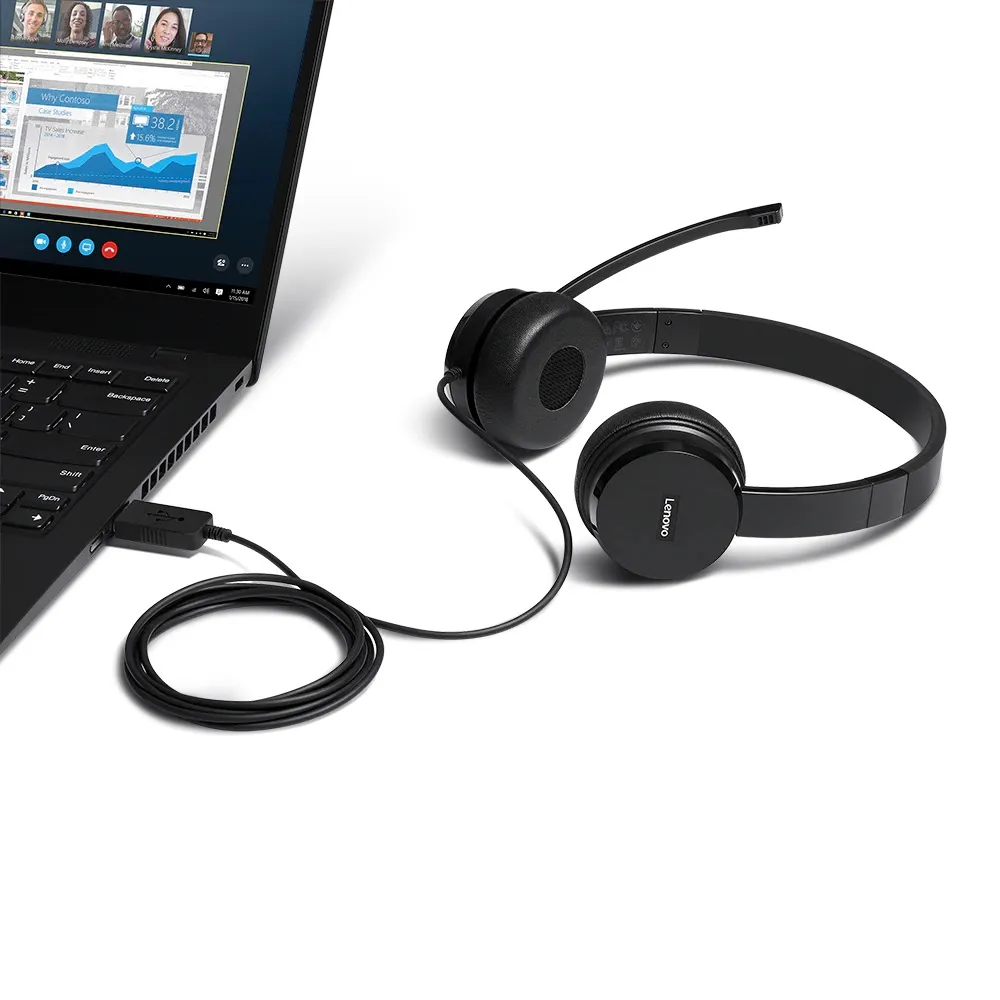 Lenovo 100 USB -headset with mic