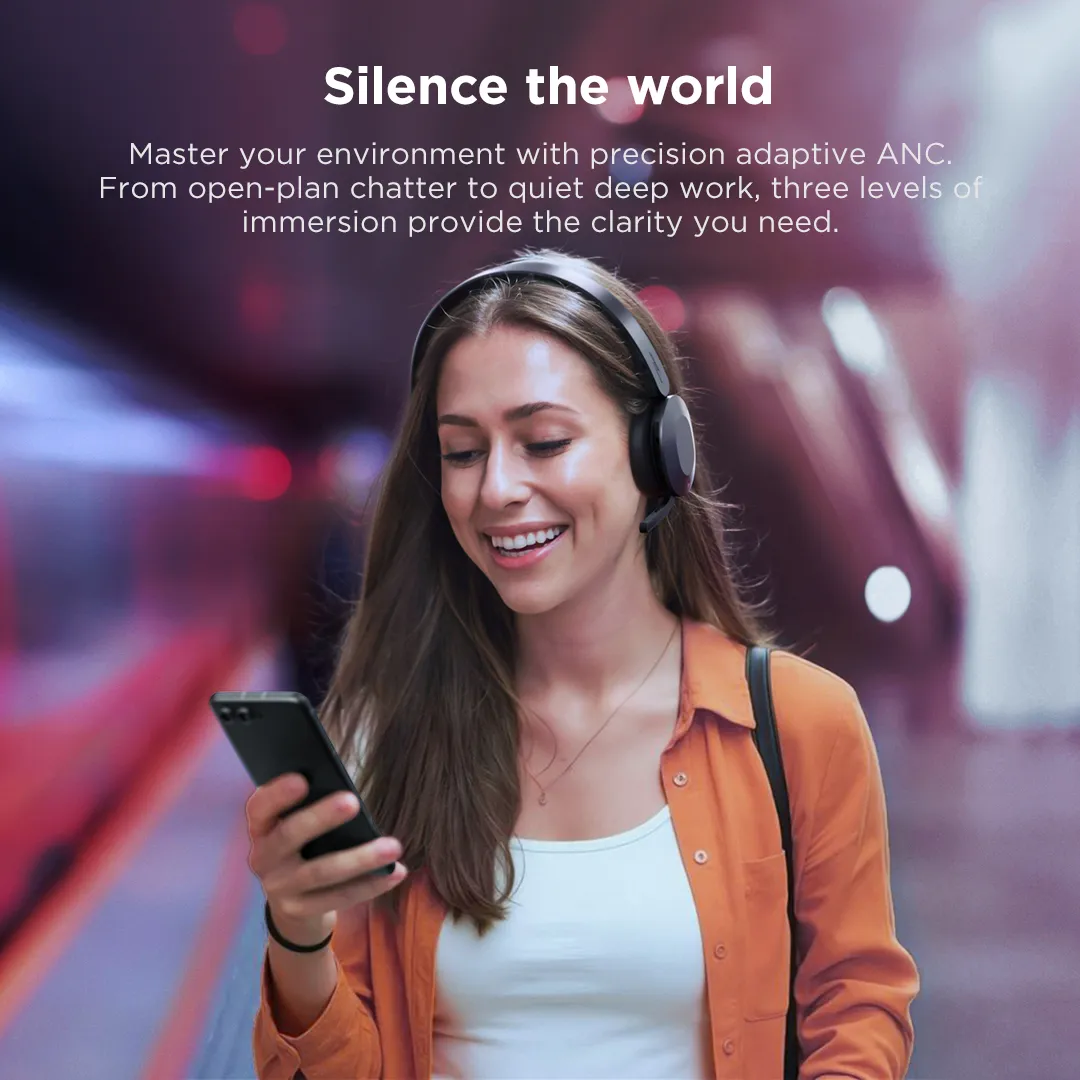 Lenovo Dual-Mode ANC Foldable 8550 Wireless Headset with Carrying Case