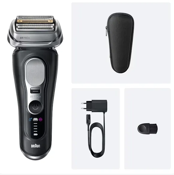 Braun Series 9 PRO+ 9600s -parranajokone, musta