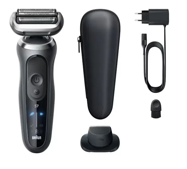 Braun Series 7 72-G1200s Wet &amp; Dry Electric Shaver, Black