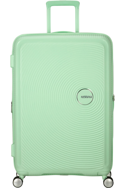 American Tourister Soundbox 77 cm Large Expandable Polypropylene Suitcase, Pastel Green