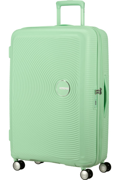 American Tourister Soundbox 77 cm Large Expandable Polypropylene Suitcase, Pastel Green