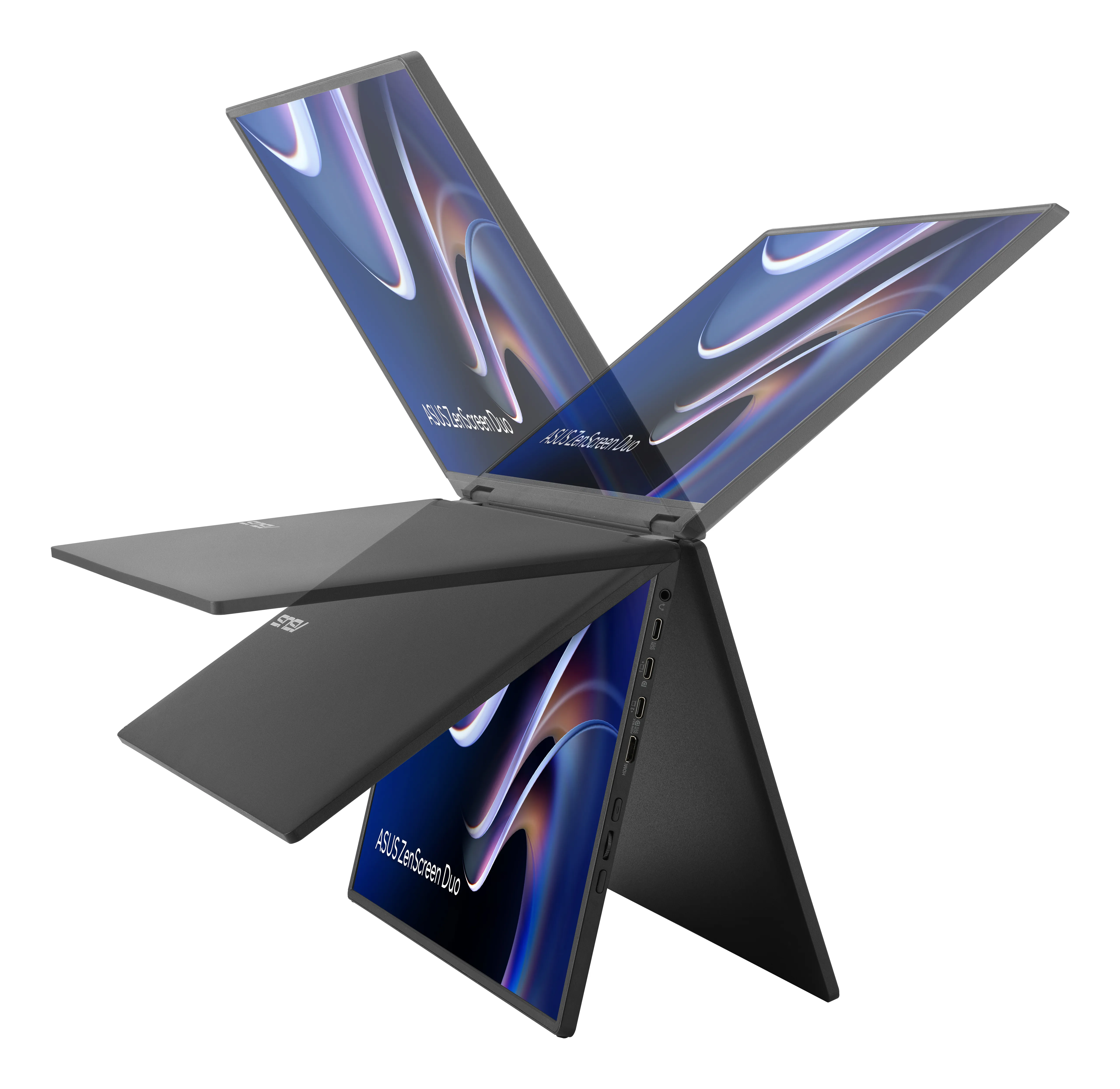 Asus ZenScreen Duo MB14FCD 14" WUXGA, IPS, HDR -kannettava n&auml;ytt&ouml;