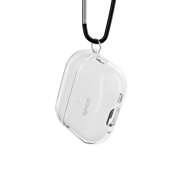 Epico Transparent Cover | AirPods Pro 3 | Transparent | Secure Carabiner