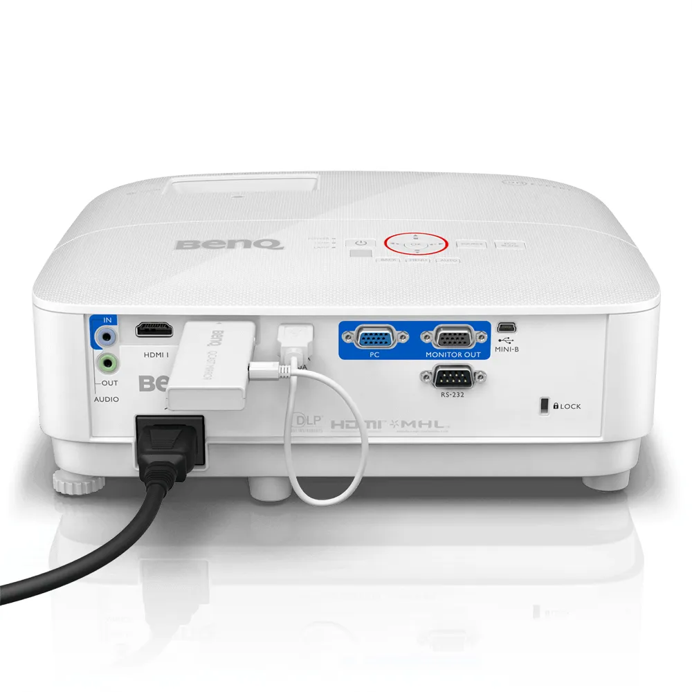 BENQ TH671ST DLP Projector 3000 ANSILumen 1.920x1080 3D 10.000:1 16:9 Full HD HDMI 2xUSB 1x5W