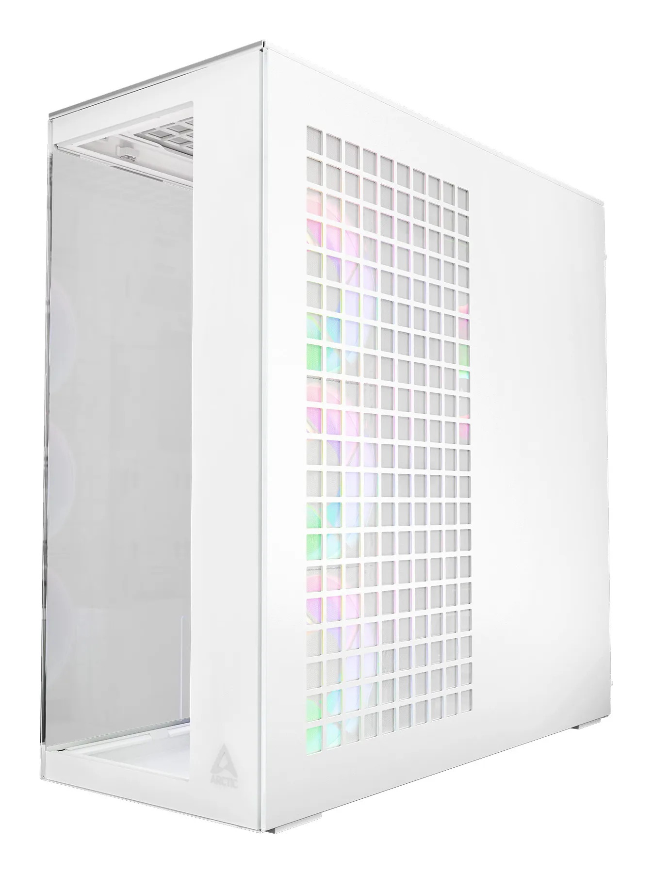 Arctic Xtender VG 5x A-RGB Fans E-ATX - mid case with window, White