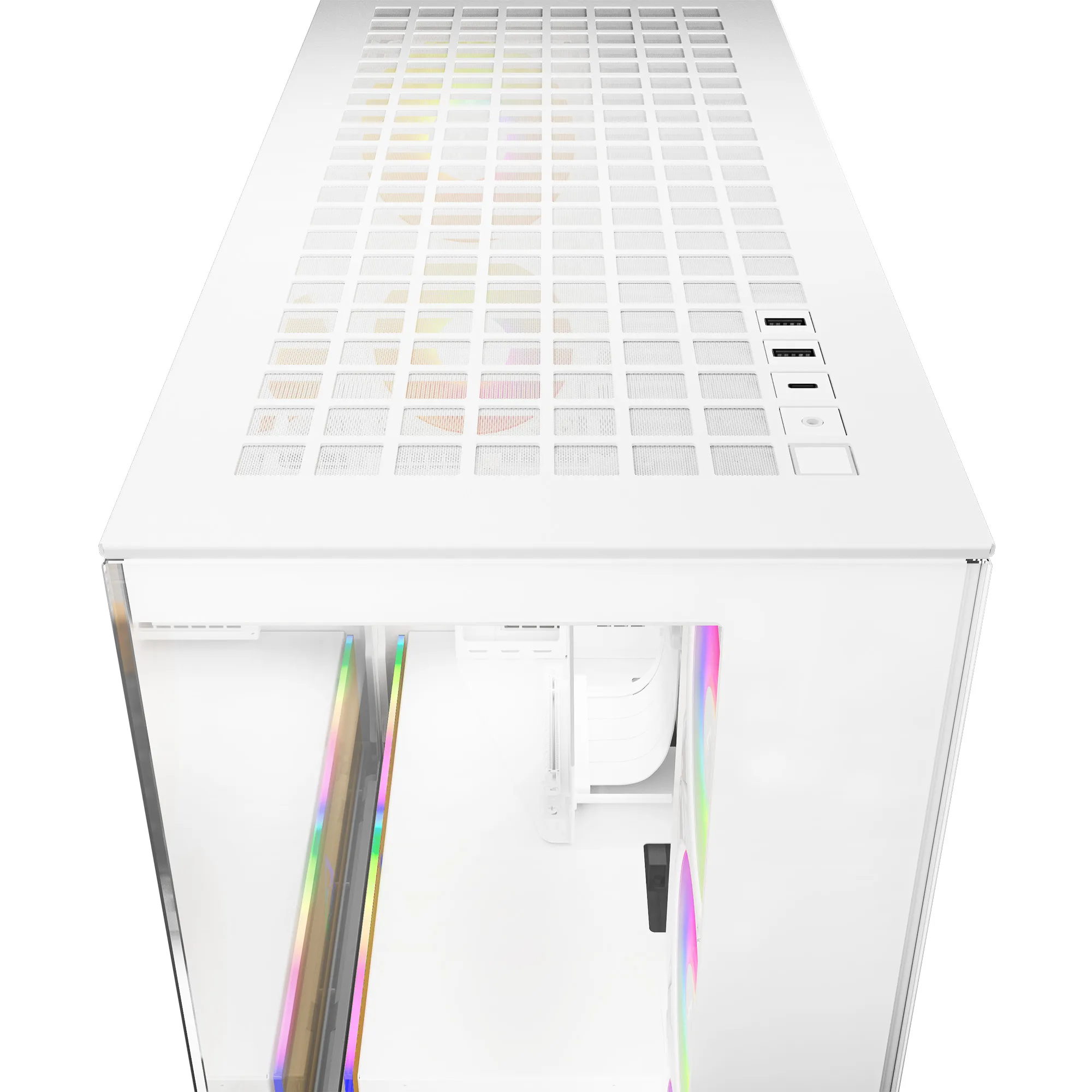 Arctic Xtender VG 5x A-RGB Fans E-ATX - mid case with window, White