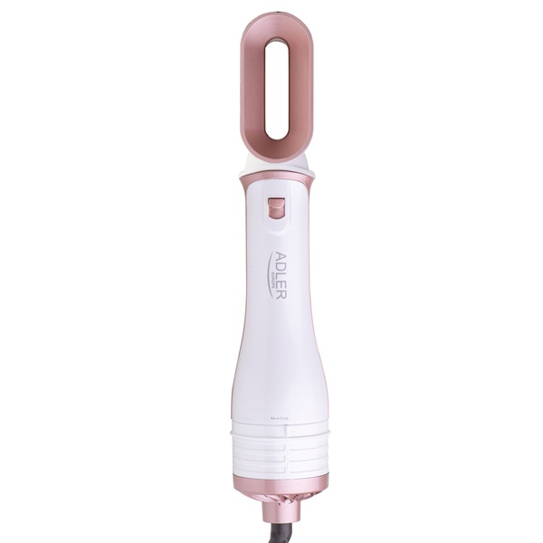 ADLER AD 2027 5-in-1 Hot Air Brush, White/Rose Gold