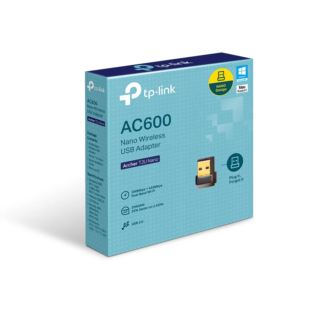 (Bargains) TP-LINK ARCHER T2U AC600 WIFI NANO USB ADAPTER