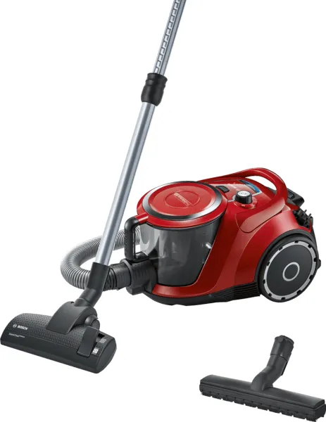 Bosch Serie 6 BGC41Q69 2.4 L 600 W pussiton -pölynimuri, punainen