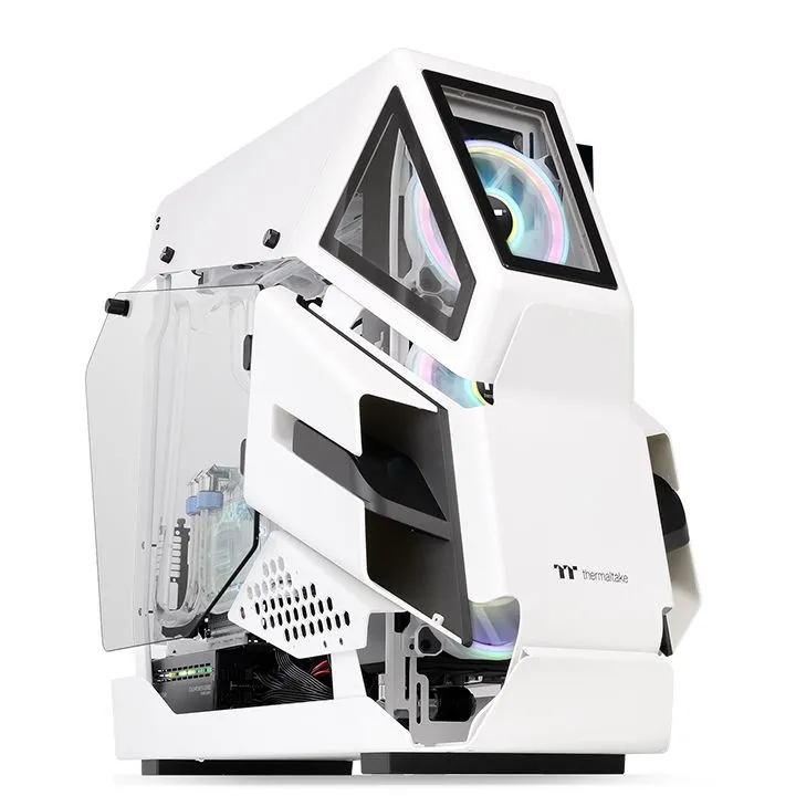 Thermaltake AH T600 full-tower chassi med f&ouml;nster, vit