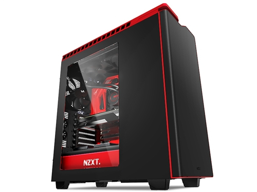 NZXT H440W Silent Ultra - Black/Red