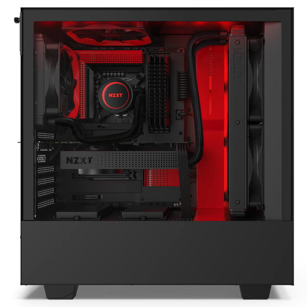 NZXT H510i - SMART - Black/Red