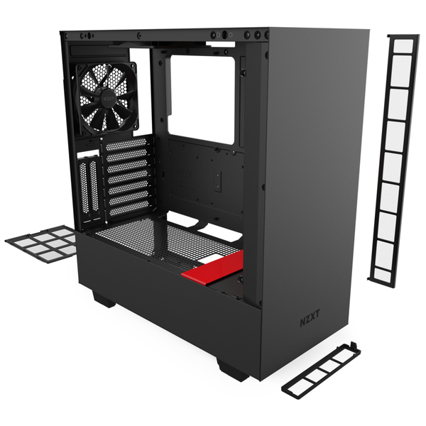 NZXT H510i - SMART - Black/Red