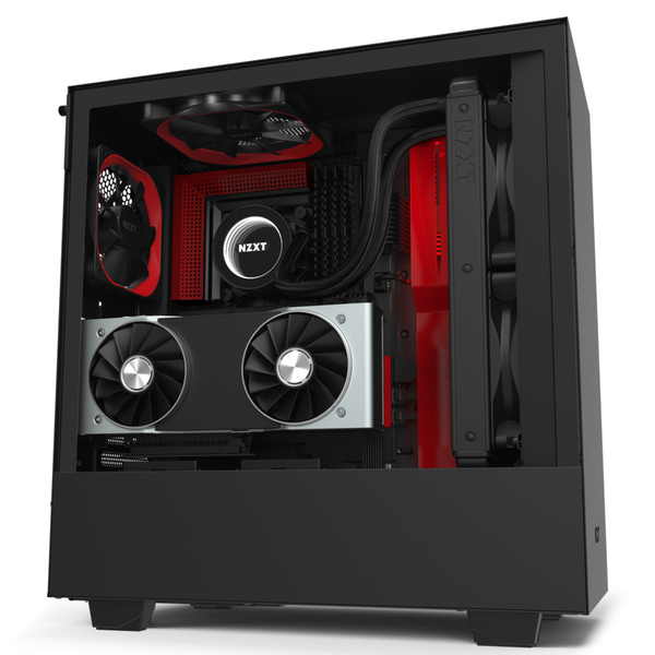 NZXT H510i - SMART - Black/Red