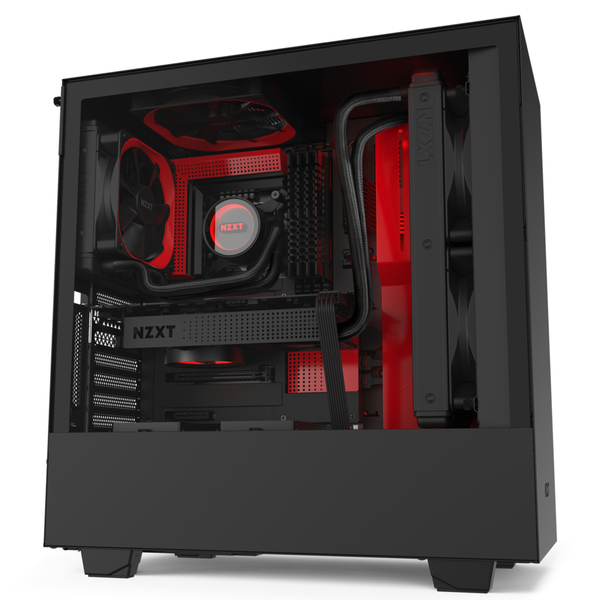 NZXT H510i - SMART - Black/Red