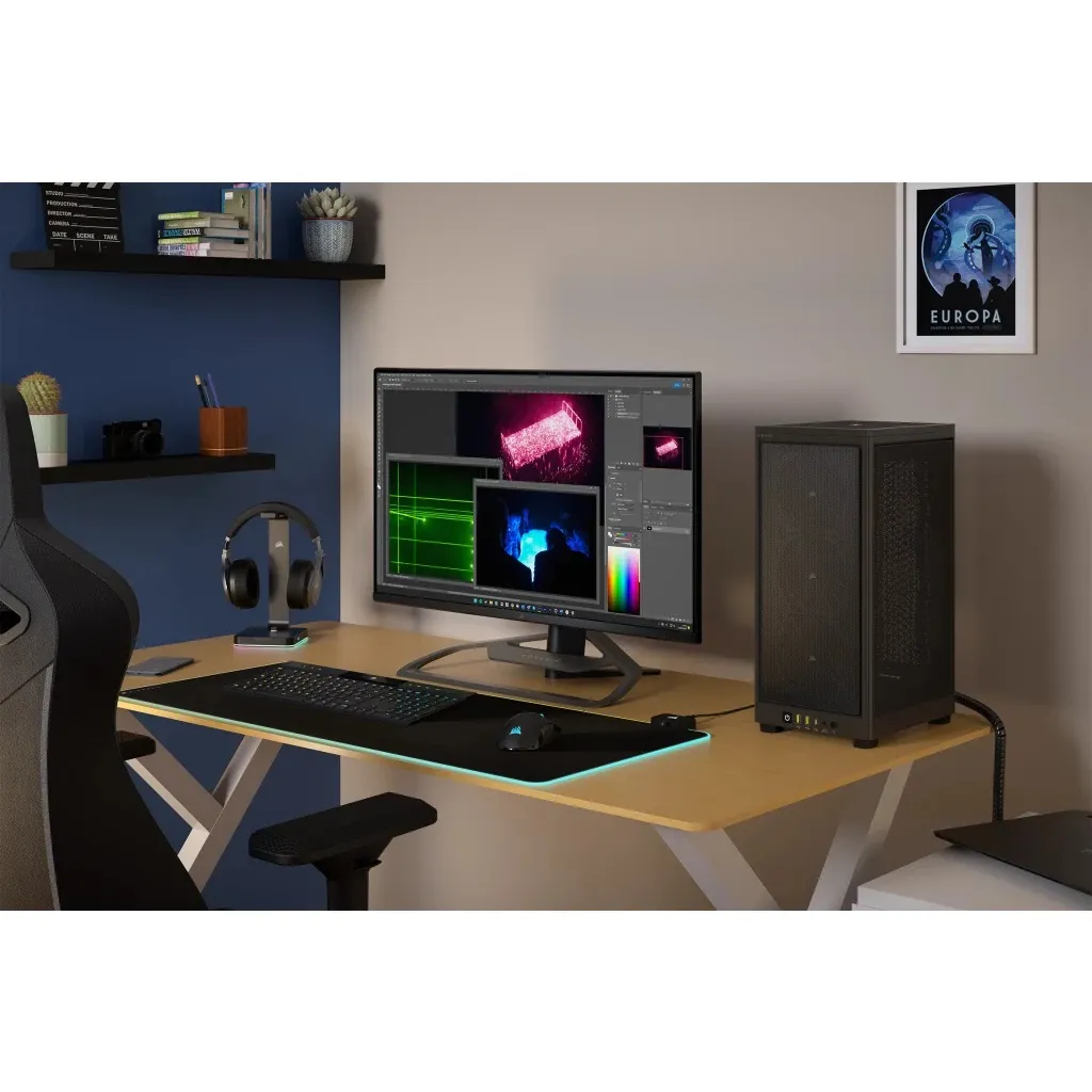 Corsair 2000D AIRFLOW - Midtower chassi, Black
