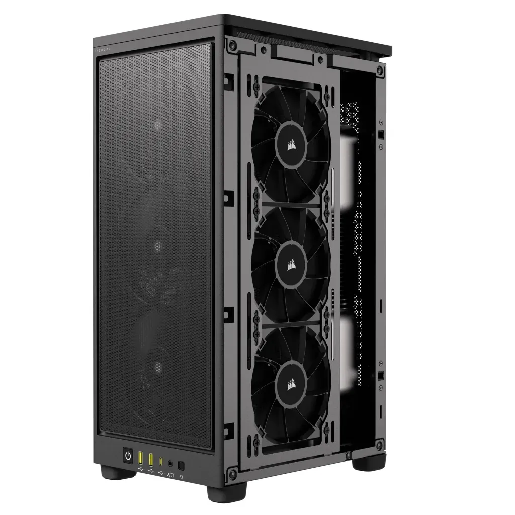 Corsair 2000D AIRFLOW - Midtower chassi, Black