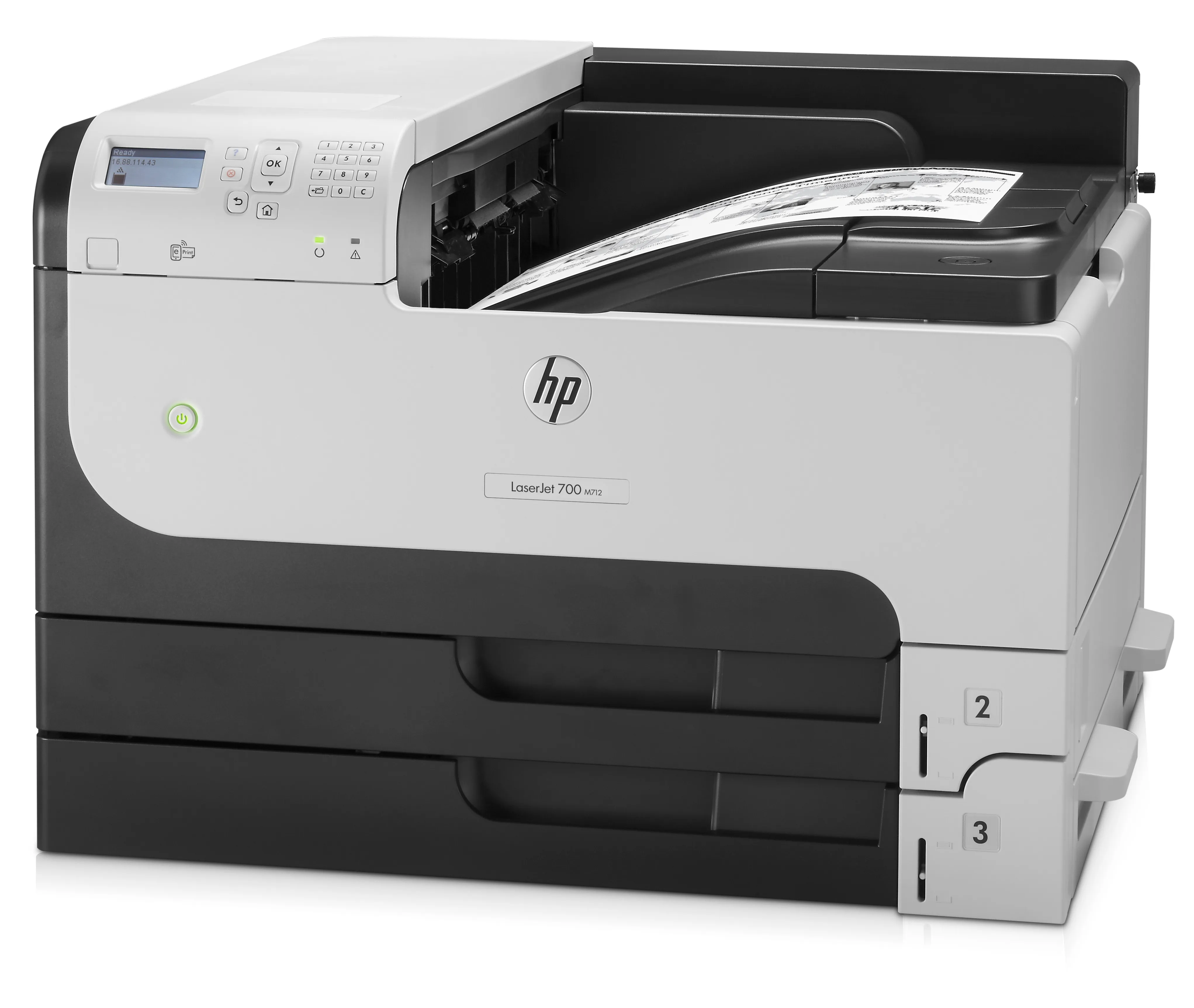 HP LaserJet Enterprise 700 M712dn Duplex, LAN, A3 - mono laser printer