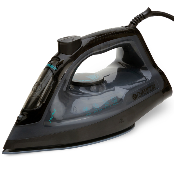 CHAMPION CHSJ600 Steam Iron, 2400W, Black